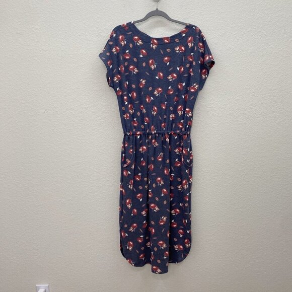 Lularoe Isla Floral Cross Back Dress w Pockets Womens size Small NEW - Picture 1 of 7